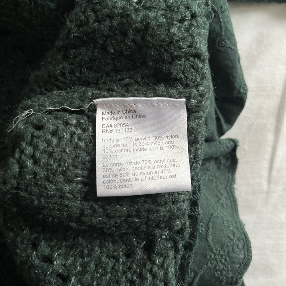 Anthropologie green sweater - Picture 4 of 5